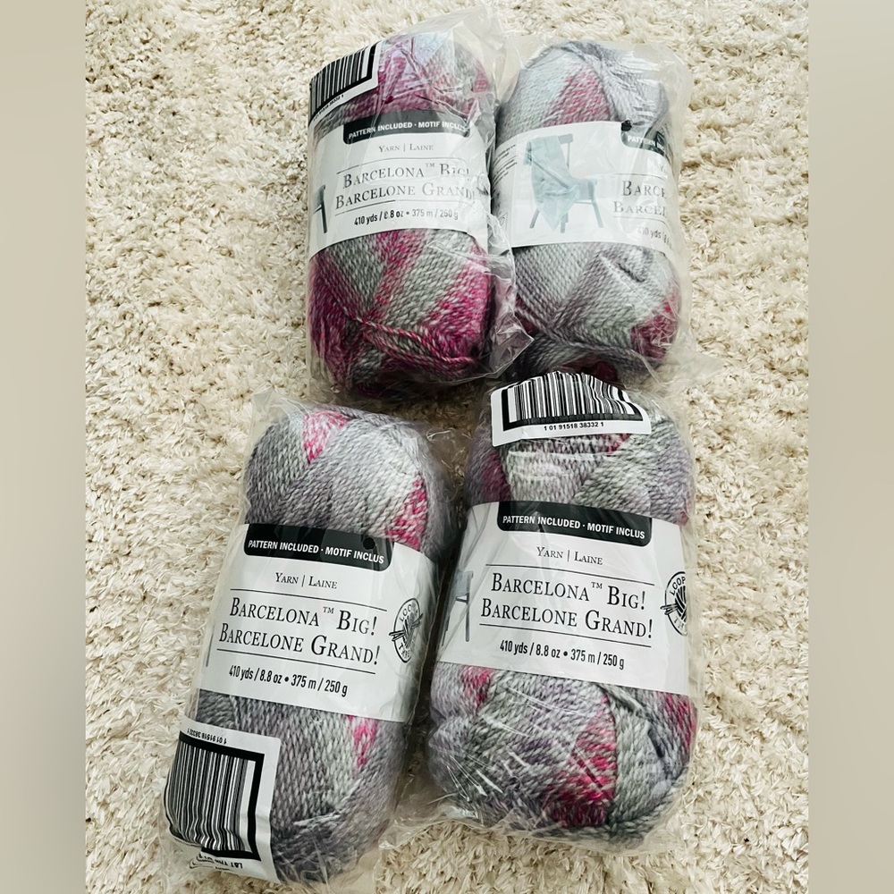 New yarn + bamboo hoop